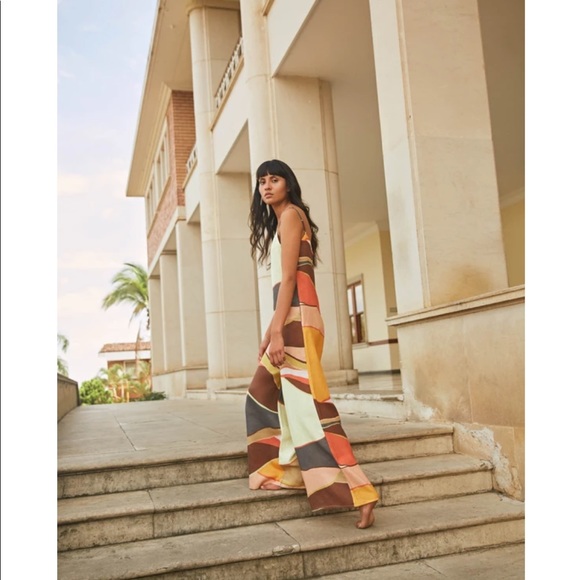 COPY - CALA DE LA CRUZ Paulina linen color jumpsuit - Picture 2 of 5